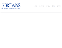 Tablet Screenshot of jordans.ca