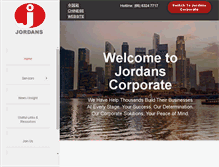 Tablet Screenshot of jordans.com.sg